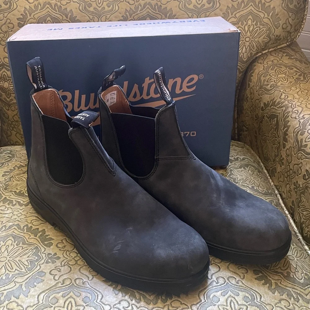 Blundstone Rustic Black Boots - Picture 1 of 4